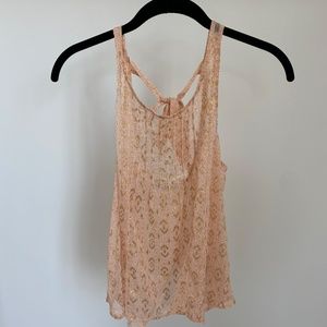 Abercrombie Peach Tank Top small